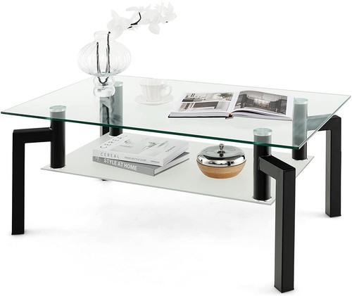 Couchtisch glas stufig - 2,
