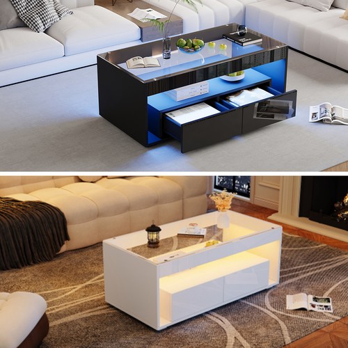 Hochglanz couchtisch mit - couchtisch, 2