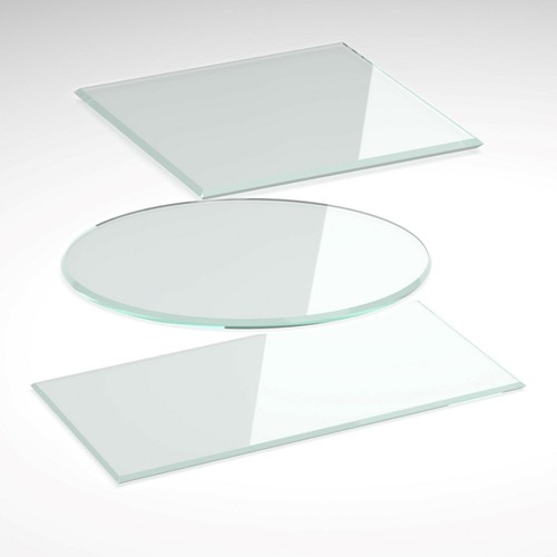Glasplatte klar glas 6mm tisch - klar,