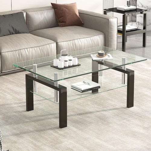 Couchtisch glas metall modern - couchtisch,