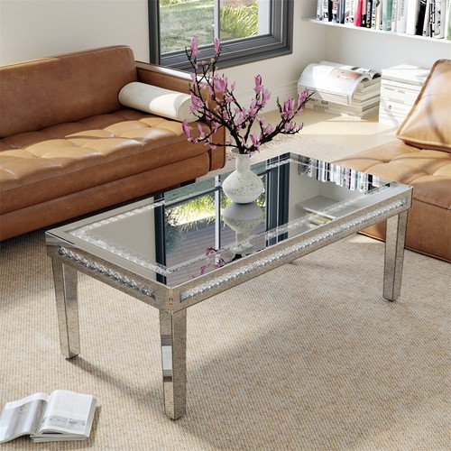 Couchtisch silber verspiegelte - couchtisch,