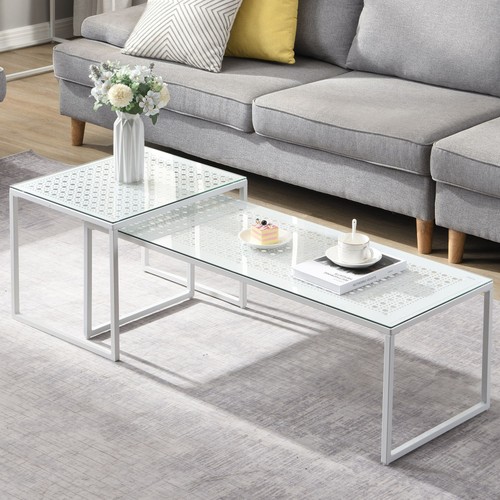Satztisch finebuy 2er set - satztisch,