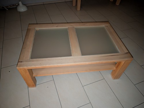 Rechteckiger couchtisch holz - couchtisch,