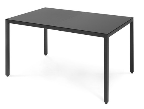 Gartentisch glas alu aluminium - glas,