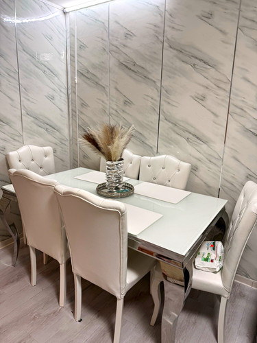 Tlg esszimmer set - esszimmer-set, glastisch